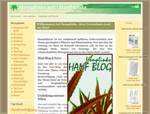 Tablet Screenshot of hemplinks.net